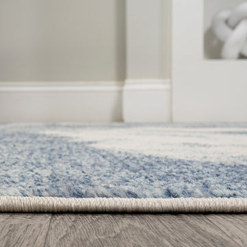 Petalo Abstract Two-tone Modern Area Rug